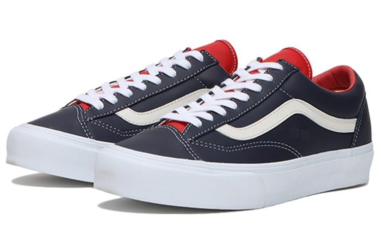 Кеды Vans Style 36 VLT LX Parisian Night (сине-бело-красные) — фото 2