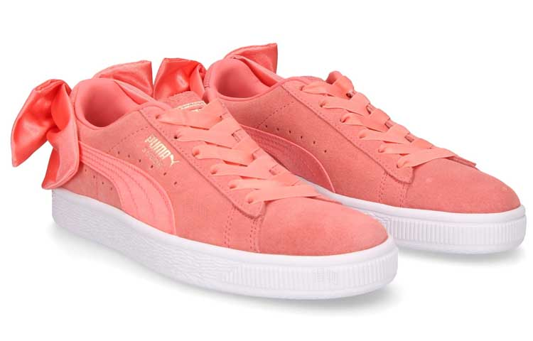 Женские кеды PUMA Suede (розовые) — Розовый — фото 3