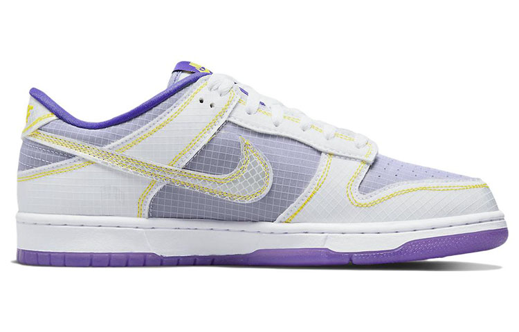 Кеды Union x Nike Dunk LA "Court Purple" (белый / фиолетовый) — фото 2