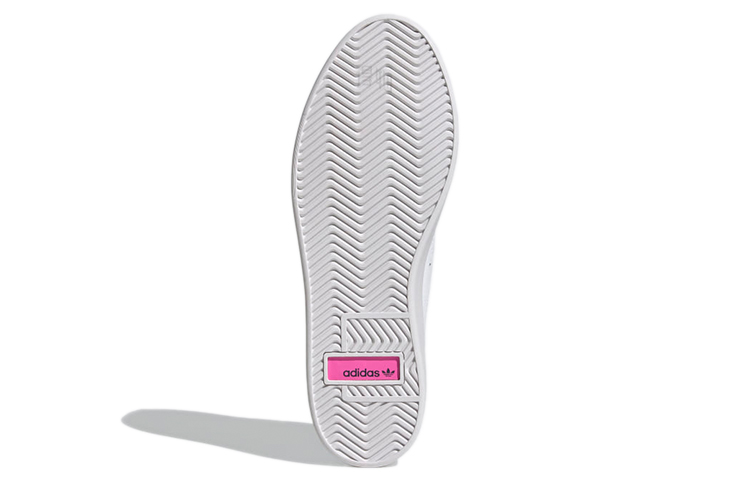 Женские кеды adidas originals Sleek (бело-розово-голубые) — фото 6