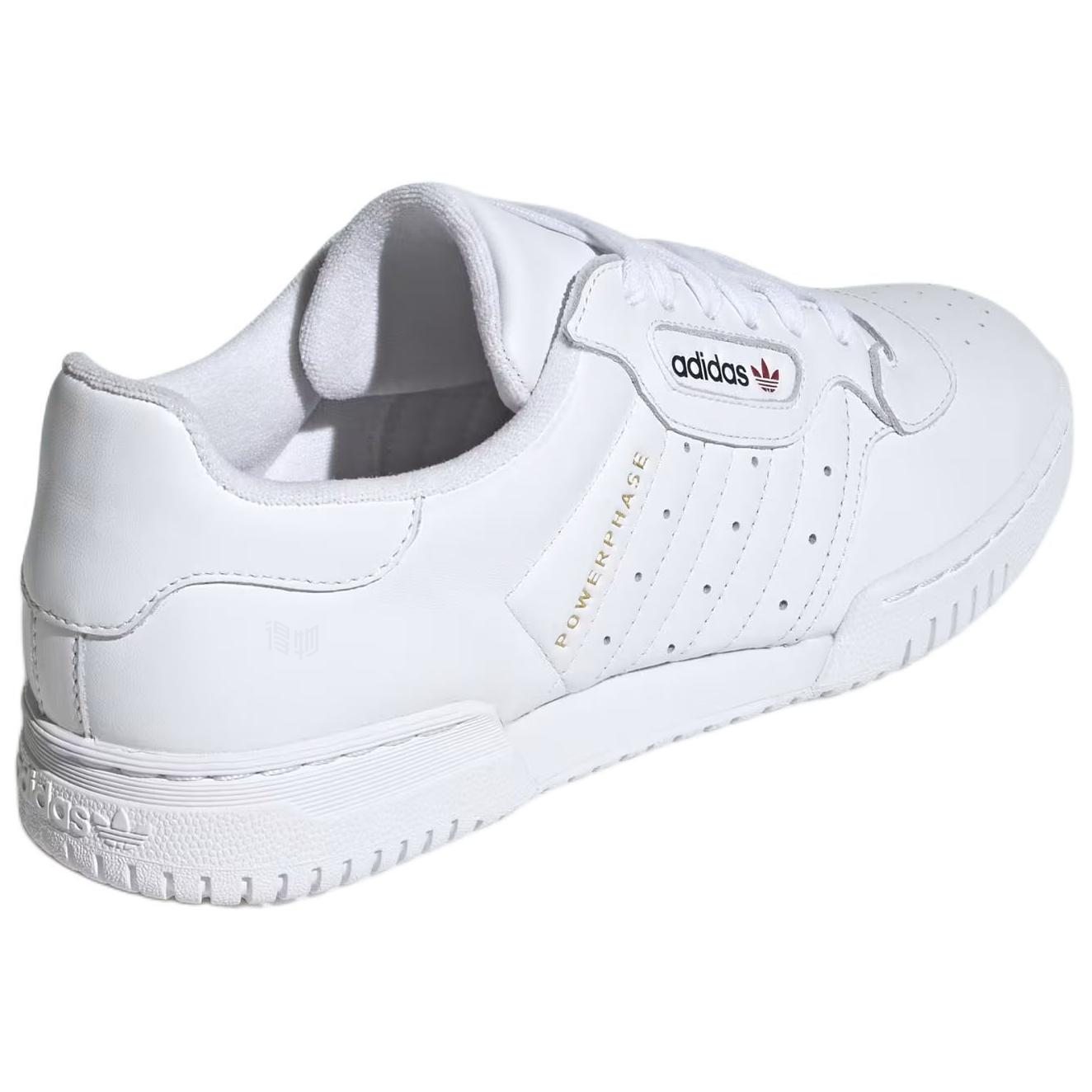 Мужские кеды adidas originals Yeezy Powerphase (белые) — Белый — фото 4