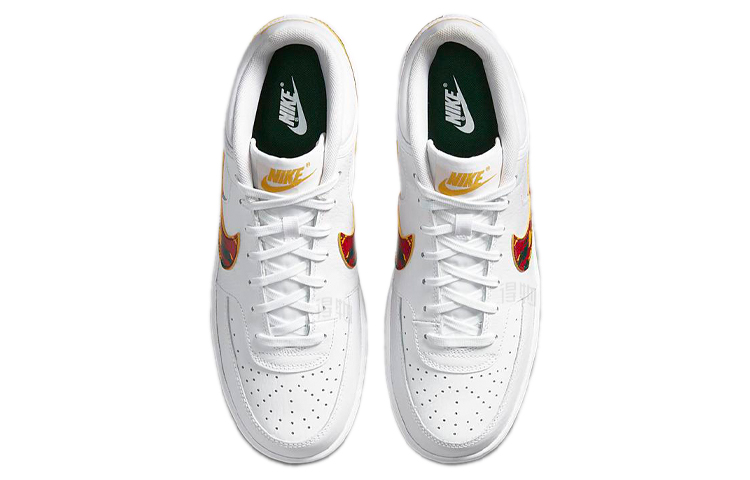 Мужские кеды Nike Sky Force (бело-желтые) — фото 4
