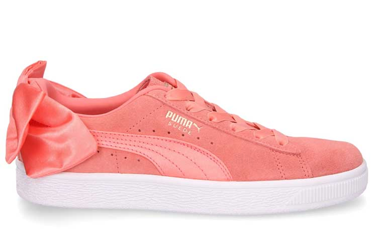 Женские кеды PUMA Suede (розовые) — Розовый — фото 2