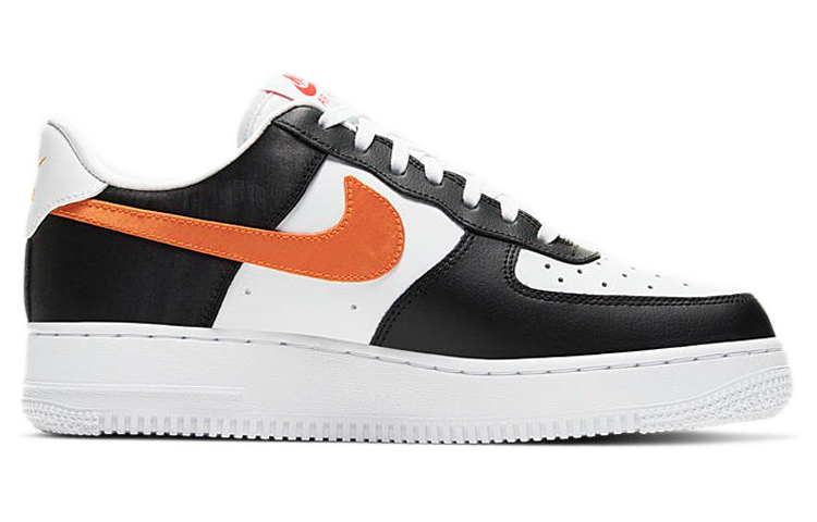 Женские кроссовки Nike Air Force 1 (черно-розово-белые) — Чёрныйрозовыйбелый — фото 3