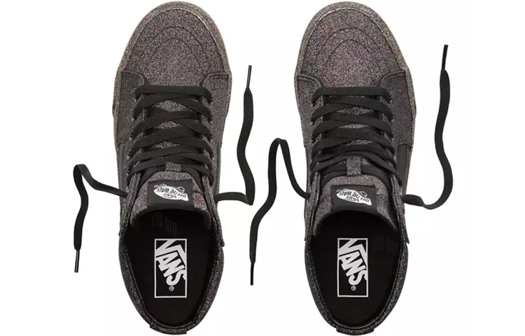 Кеды Vans SK8 HI (черные) — фото 4