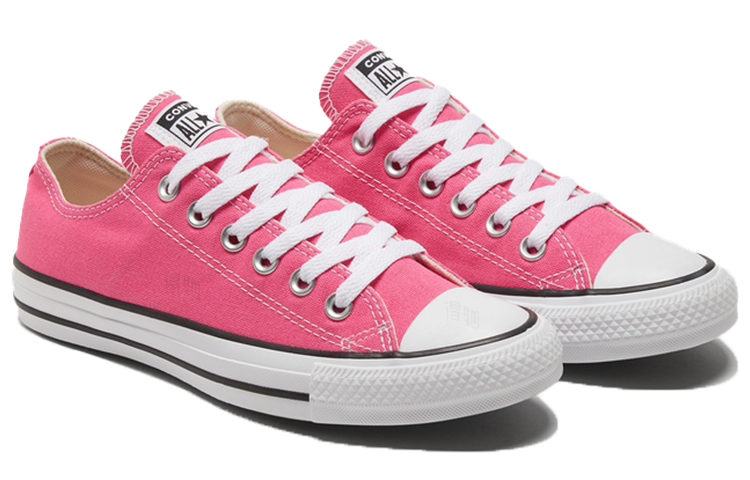 Кеды Converse All Star Low (розовые) — Розовый / белый — фото 3