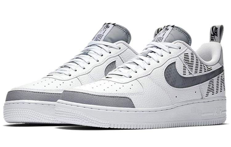 Кроссовки Nike Air Force 1 07 Low 2 (бело-серый) — фото 3
