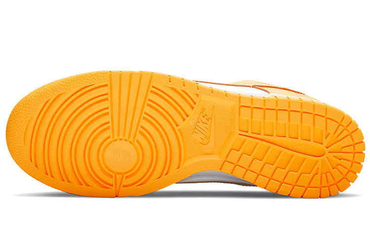 Женские кеды Nike Dunk (оранжевые) — фото 6