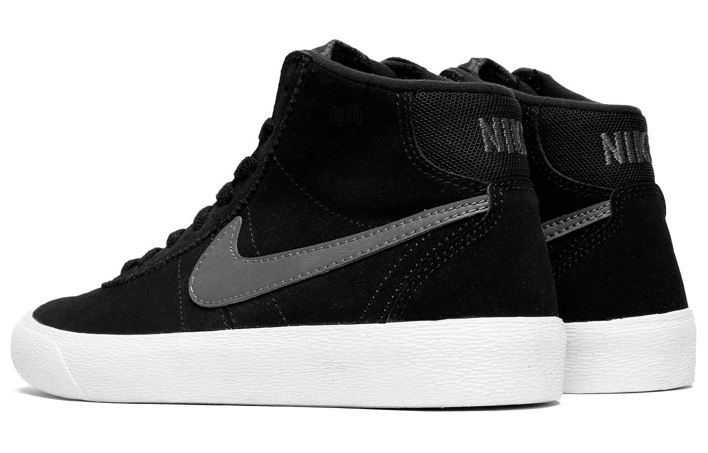 Женские кеды Nike SB Bruin Black Dark Grey (W) (черно-серые) — фото 3