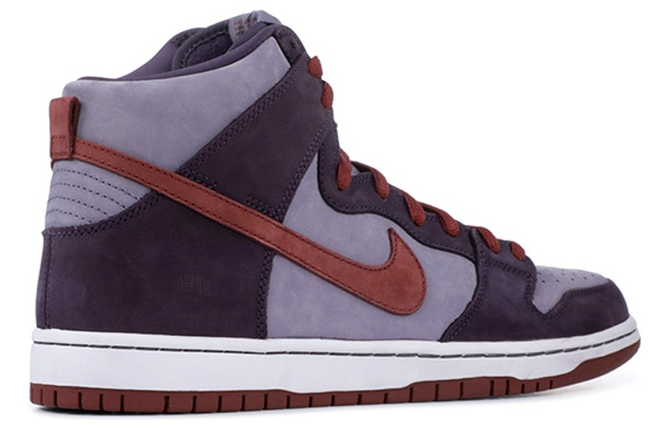Мужские кеды Nike Dunk SB Daybreak Plum (фиолетово-красные) — Фиолетовый / красный — фото 3