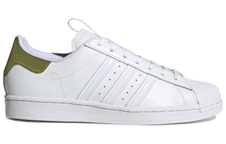 Кеды adidas originals Superstar (бело-зеленые) — фото 2