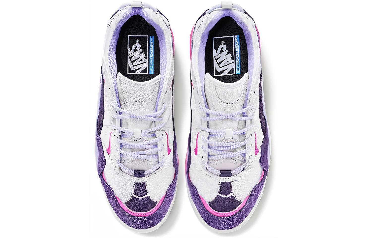 Кеды Vans Varix WC (фиолетово-розово-белые) — Фиолетовый / розовый / белый — фото 4