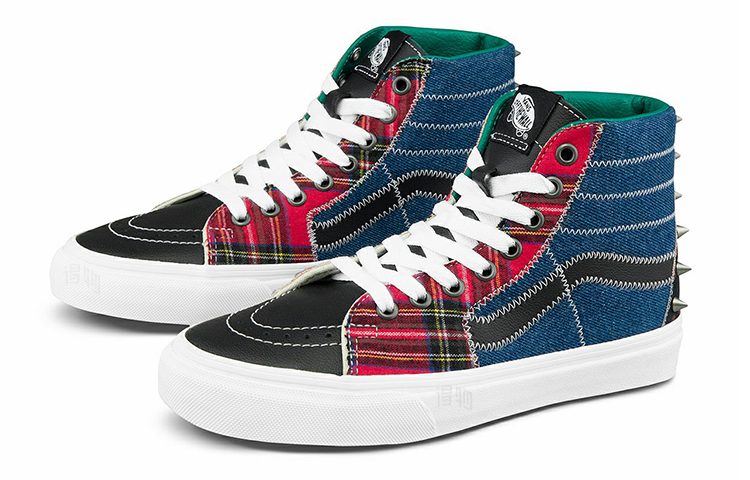 Кеды Vans SK8 (сине-красно-черные) — фото 2