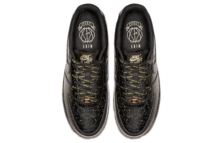 Кеды Nike Air Force 1 LV8 Only Once (черно-золотые) — Чёрныйзолотой — фото 3