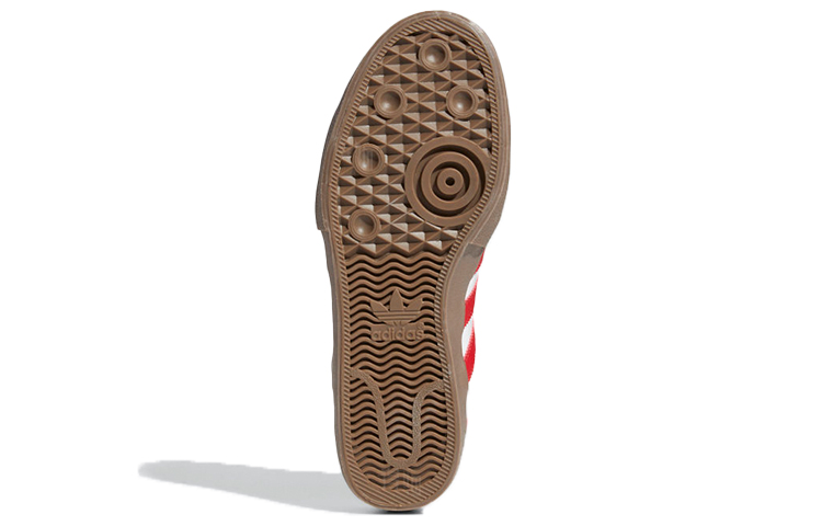 Кеды adidas originals Matchbreak Super (бело-красные) — Белый / красный — фото 6