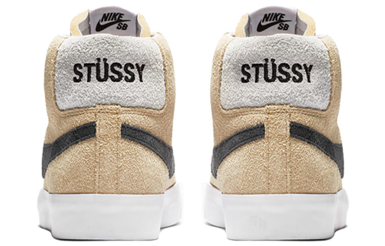Кеды Stussy x Nike Blazer Midwest Gold (молочные) — Молочный — фото 4
