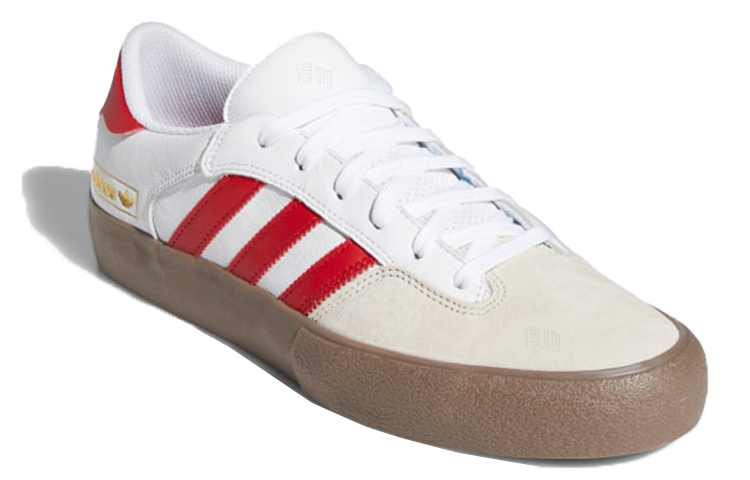 Кеды adidas originals Matchbreak Super (бело-красные) — Белый / красный — фото 3