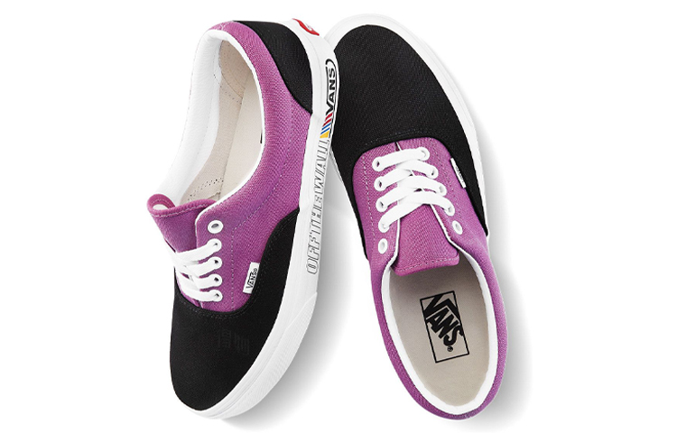Кеды Vans Era (черно-фиолетовые) — фото 4
