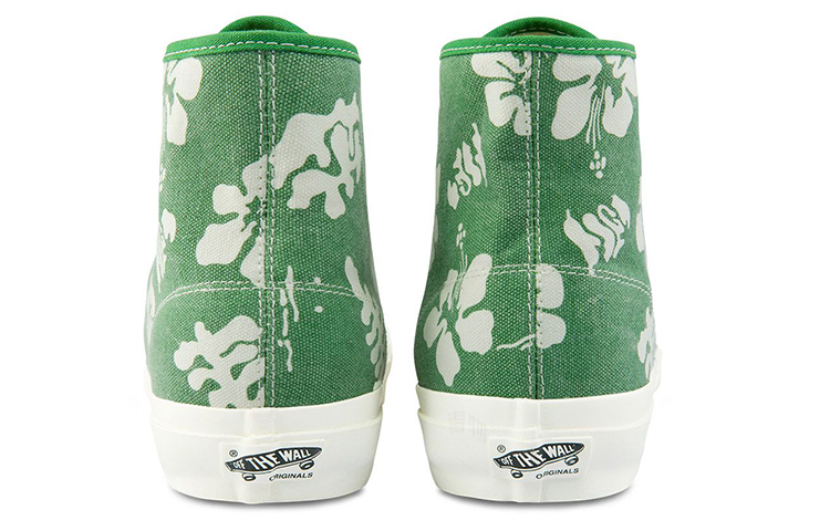 Кеды Vans Style 24 (зеленые) — 绿色印花 — фото 5