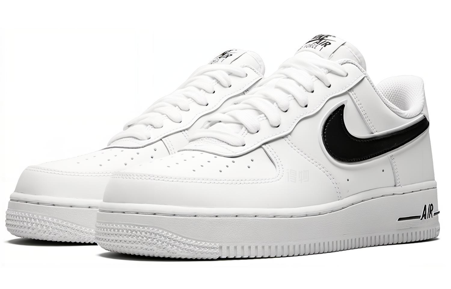 Кроссовки Nike Air Force 1 7 OG (черно-белые) — Чёрный / белый — фото 3