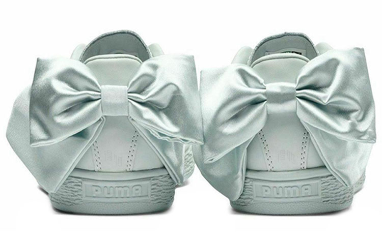 Женские кеды PUMA Basket Bow (мятно-зеленые) — 薄荷绿 — фото 4