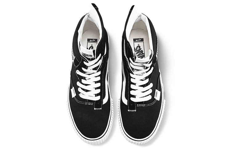 Кеды Vans Vault Mash Hi CAP LX (черные) — Чёрный — фото 4