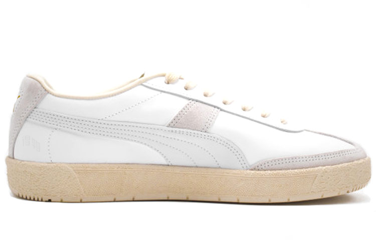 Кеды PUMA OSLO-CITY Luxe (бело-серый) — Белыйсерый — фото 2