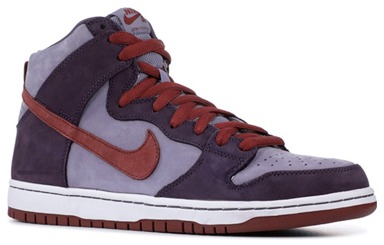 Мужские кеды Nike Dunk SB Daybreak Plum (фиолетово-красные) — Фиолетовый / красный — фото 2