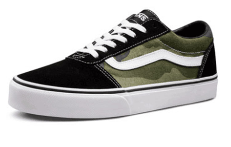 Кеды Vans Old Skool (зелено-белые) — фото 3