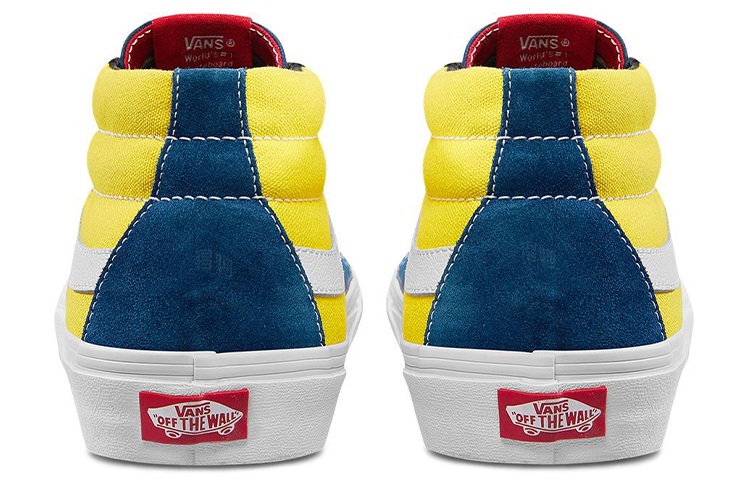Кеды Vans SK8 (желто-синие) — фото 4