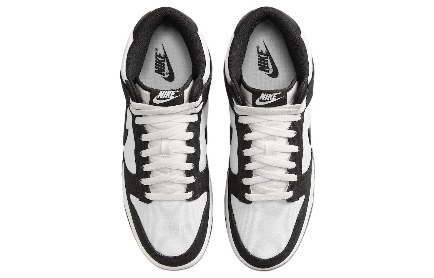 Мужские кроссовки Nike Dunk LOW (черно-белый) — фото 4