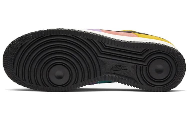 Кроссовки Nike Air Force 1 Pop The Street (разноцветные) — Фиолетовый / красный / оранжевый — фото 5