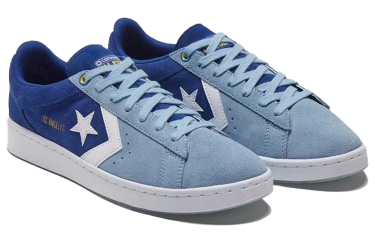 Кеды Converse Cons Pro Leather (голубые) — фото 3