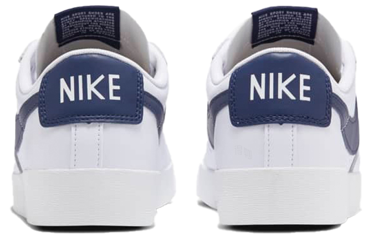 Женские кеды Nike Blazer LE (бело-синие) — фото 5