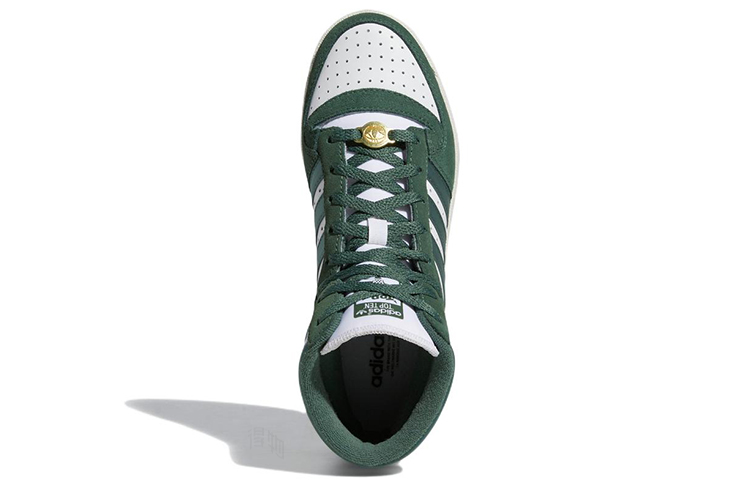Женские кеды adidas originals Top ten Rb (бело-зеленые) — Белый / зелёный — фото 5