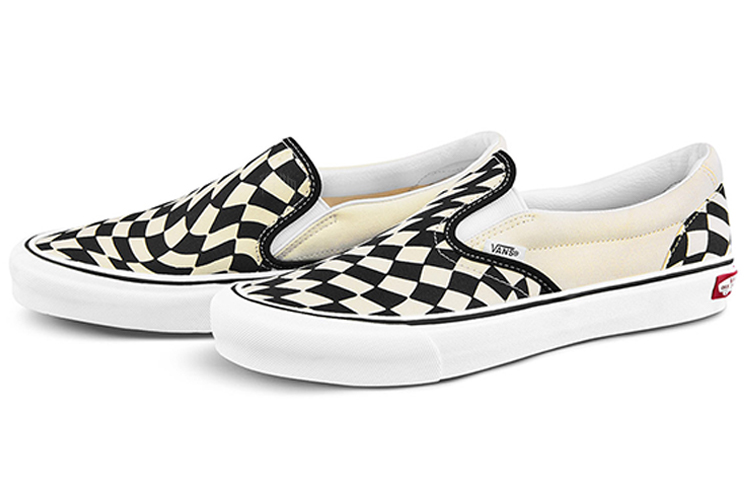 Кеды Vans slip-on (черно-белые) — фото 2