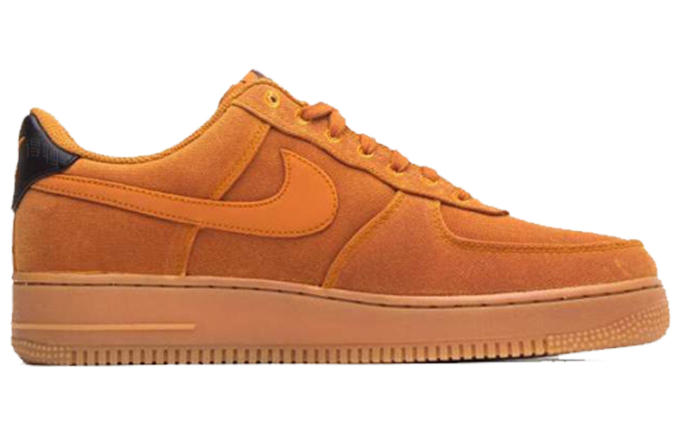 Мужские кроссовки Nike Air Force 1 (коричнево-желтые) — Коричневыйжёлтый — фото 2