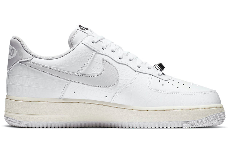 Мужские кроссовки Nike Air Force 1 '07 Premium "Toll Free" (белыйсерый) — фото 2