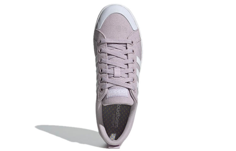 Женские кеды adidas neo Bravada (фиолетово-белые) — фото 5