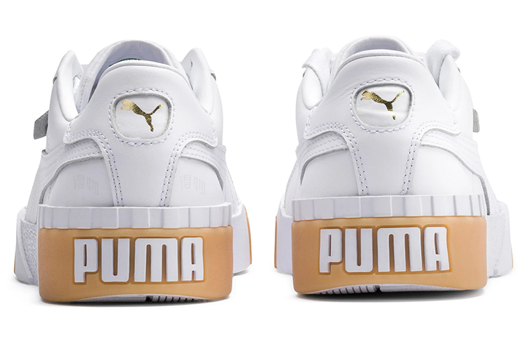 Женские кеды PUMA Cali Exotic (белые со светлой подошвой) — фото 4