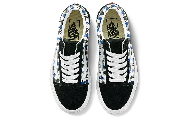 Кеды Vans Old Skool (бело-синие) — фото 3