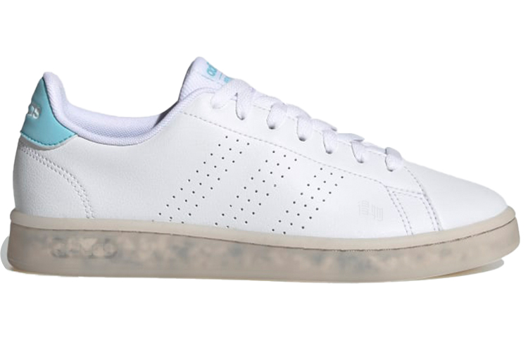 Женские кеды adidas neo ADVANTAGE (бело-синие) — фото 2