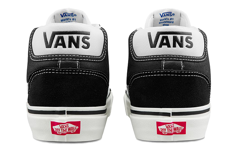 Кеды Vans Mid Skool Style 37 (черные) — фото 5