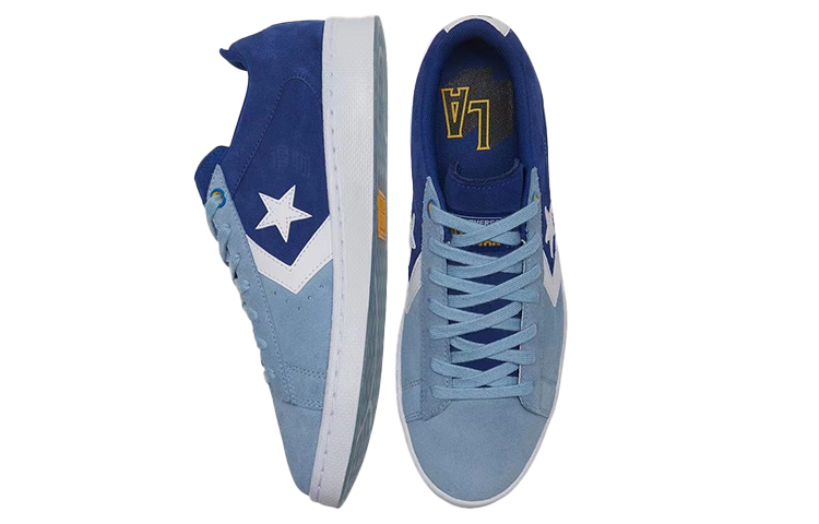 Кеды Converse Cons Pro Leather (голубые) — фото 5