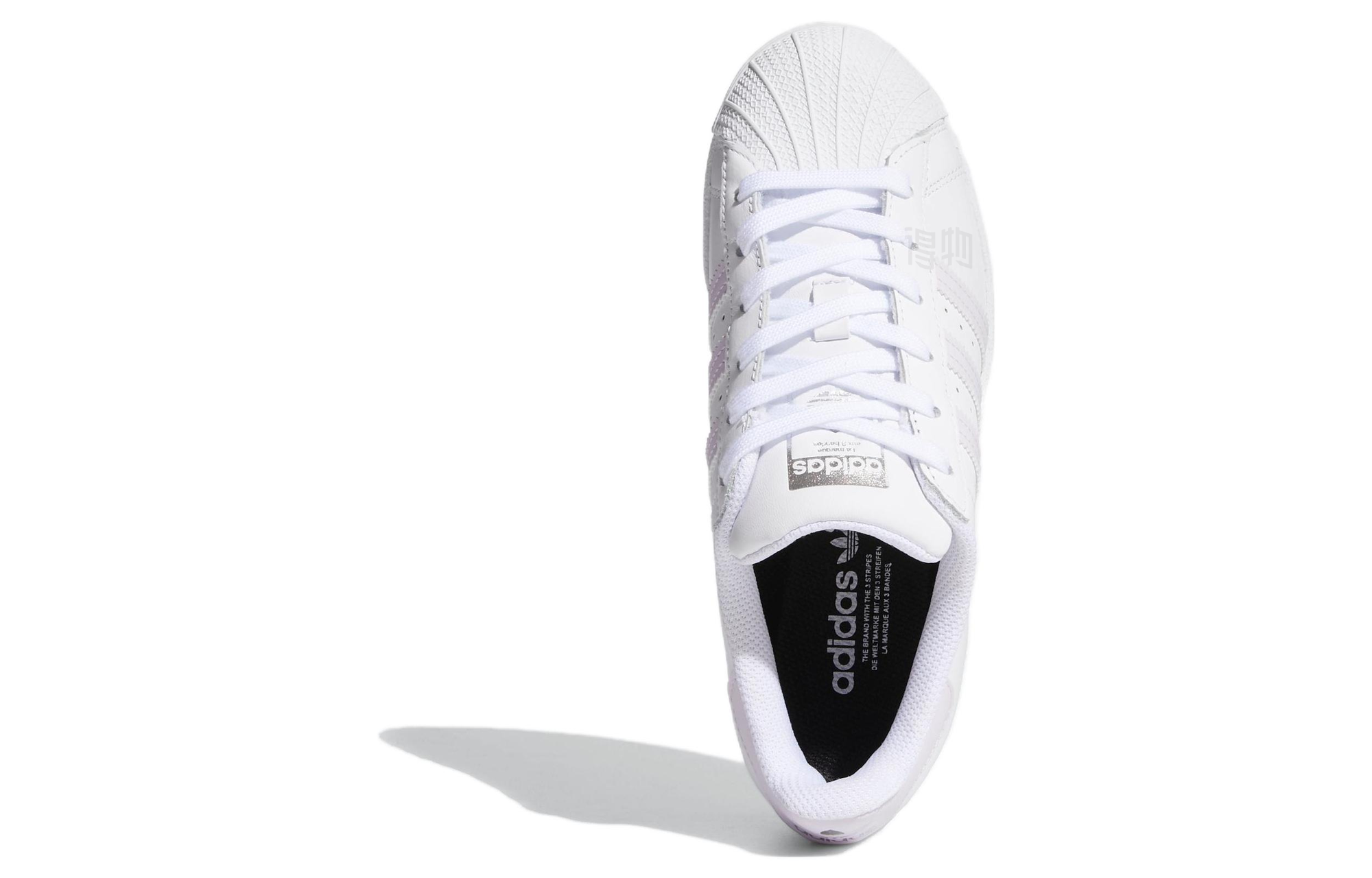 Женские кеды adidas originals SUPERSTAR (сиренево-белые) — фото 5