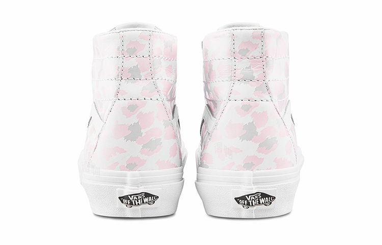 Женские кеды Vans SK8 Tapered (розово-белые) — фото 5
