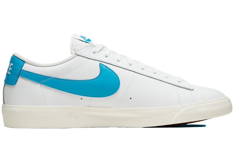 Кеды Nike Blazer (белый / синий) — Белыйсиний — фото 2