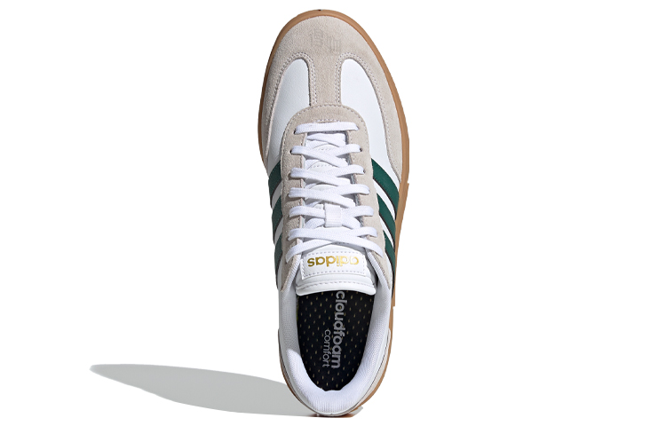 Кеды adidas neo Gradas (белый / зеленый / коричневый) — Белый / зелёный / коричневый — фото 5