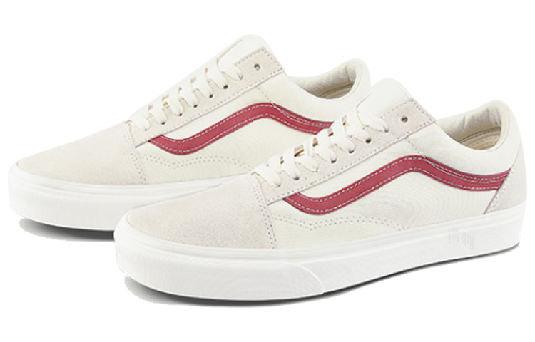 Кеды Vans Old Skool (бело-красные) — фото 3