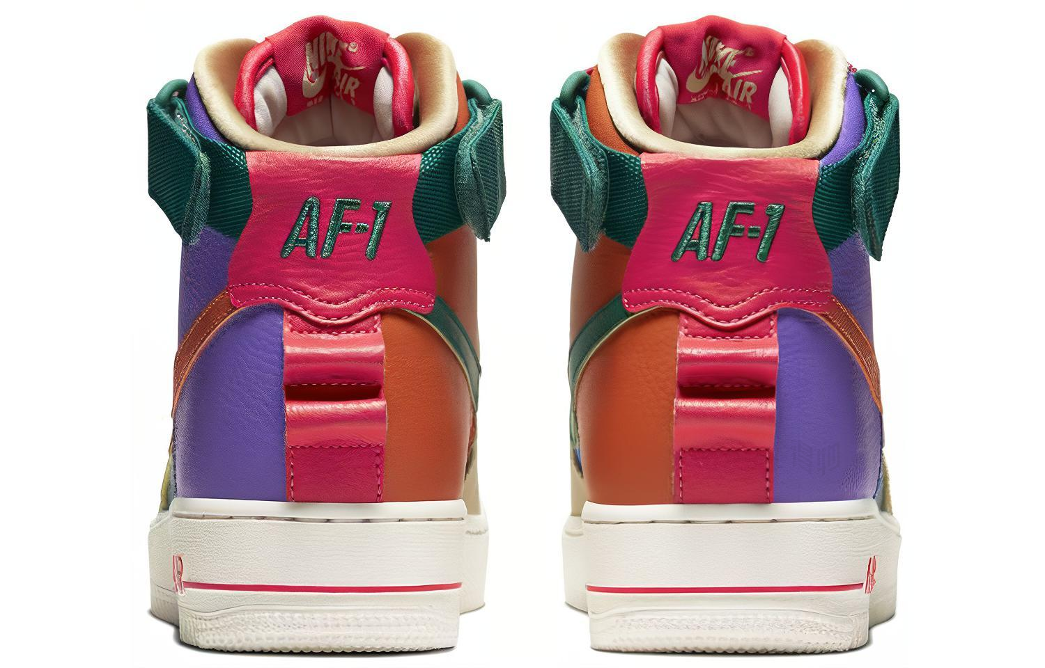 Женские кроссовки Nike Air Force 1 hi ut (лавандовый) — фото 3
